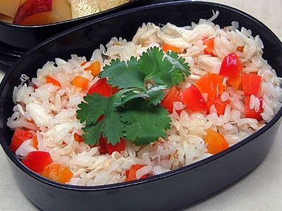 Рис со сладким перцем