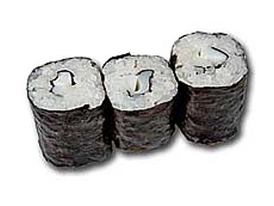 Роллы хосе-маки с кальмаром (Ика-рору)
