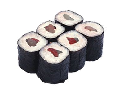 Роллы хосо-маки с лакедрой (Хаматти)