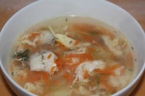 Рыбный суп с рисом