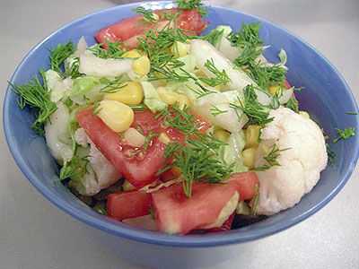 Салат из цветной капусты