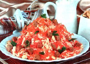 Салат Кириешки с сыром