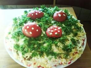 Салат "Лесная поляна"