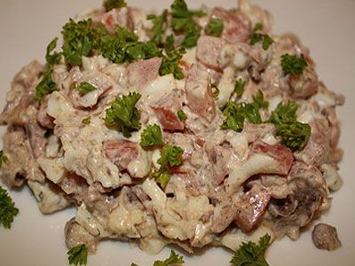 Салат с тунцом и сельдереем