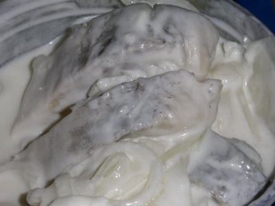 Сельдь со сметаной
