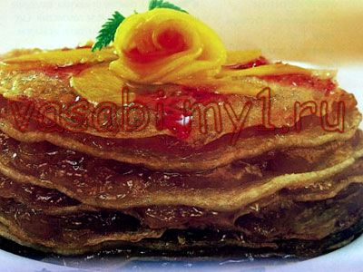 Шарлотка из блинчиков