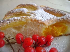 Шарлотка "Яблочно-мандариновая"