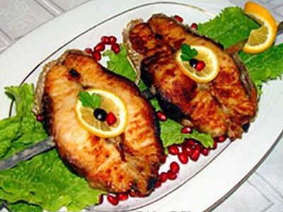 Шашлык из осетрины
