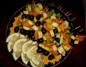 Шашлык с медовым соусом "Фруктовый"