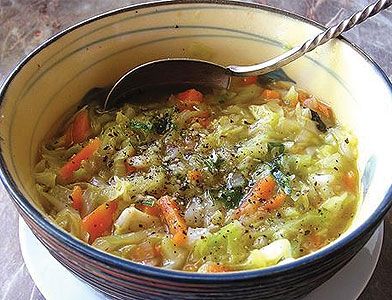 Щи из молодой капусты