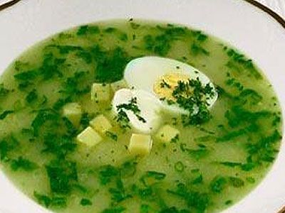 Щи из щавеля