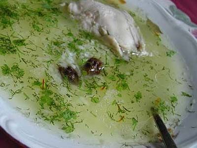 Шорба (баранина с горохом и рисом)