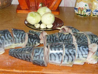 Скумбрия маринованная