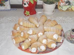 Слоеные трубочки