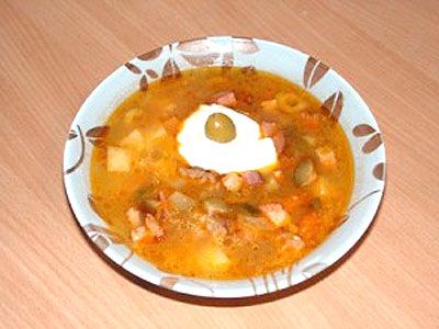 Солянка мясная