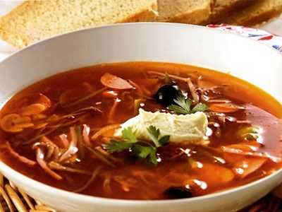 Солянка сборная мясная