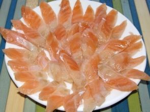 Солёные брюшки сёмги