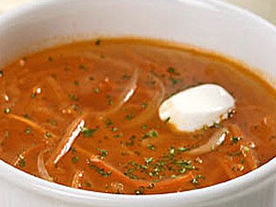 Суп рыбный с перловой крупой