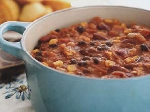 Суп с фасолью и кукурузой