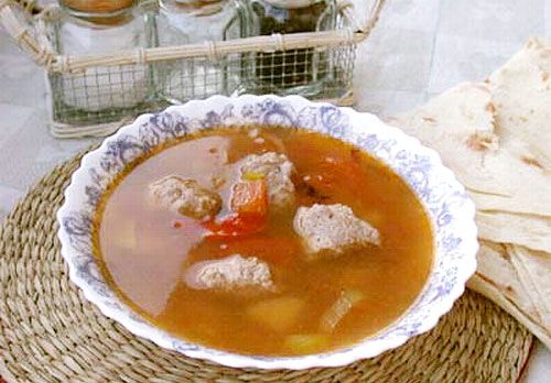Суп с фрикадельками
