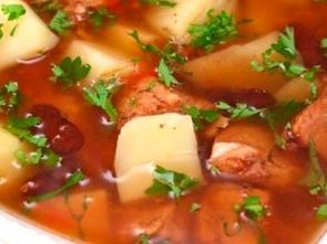 Суп с индейкой и фасолью