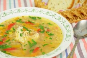 Суп с кукурузой