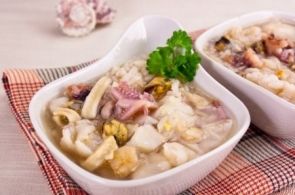 Суп с морепродуктами