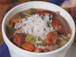 Суп с утиным мясом и овощами