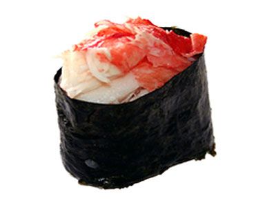 Суши гункан с крабом (Кани)