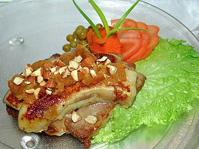 Свинина с бананами