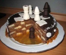 Торт "Шахматный"