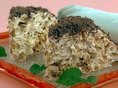 Торт-шербет с орехами