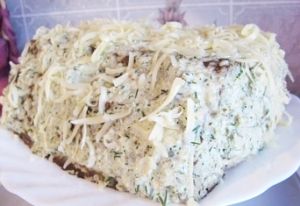 Торт-суфле из куриной печени