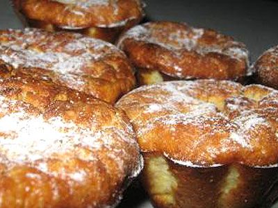 Творожные кексики с арахисом