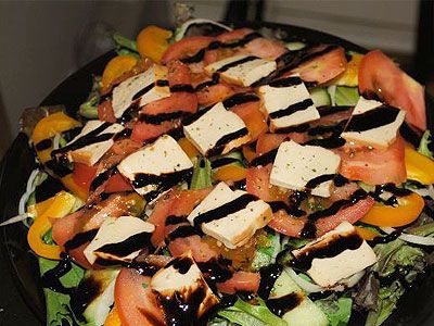 Вкусный постный салатик