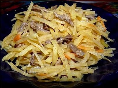 Хе из картофеля и мяса