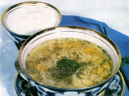 Хурда — постный суп с рисом и овощами
