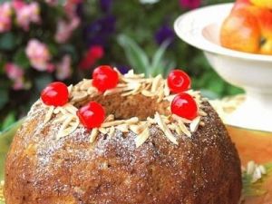 Яблочный кекс