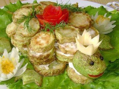 Закуска из кабачков