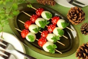 Закуска "Мухоморы"