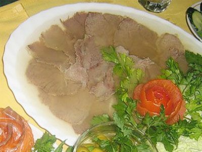 Заливное из говядины