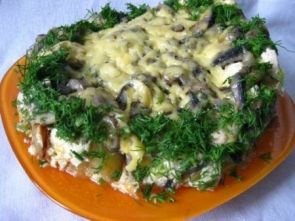 Запеканка из курицы с картофелем в мультиварке