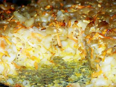Запеканка из лапши с морковью и яблоками