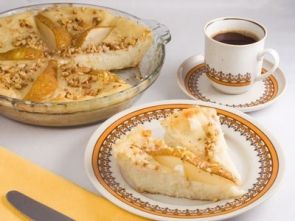 Запеканка манная с фруктами