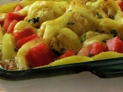 Запеканка с цветной капустой