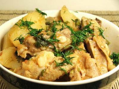 Жаркое из свинины по-польски