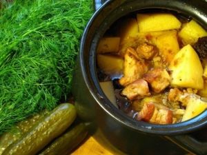 Жаркое с черносливом