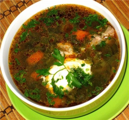 Рецепт зеленого борща с щавелем. Быстро и вкусно