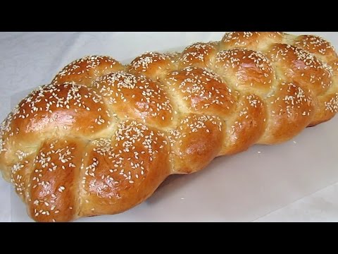 Домашний ХЛЕБ! Рецепт хлеба! ХАЛА рецепт Плетеная сдобная булочка с кунжутом Сдобное дрожжевое тесто
