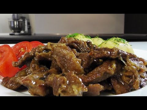 Говядина в луковой глазури с эстрагоном видео рецепт